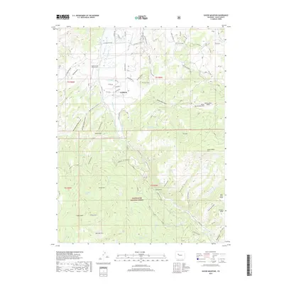 2019 Map of Suicide Mountain, 2019 Print