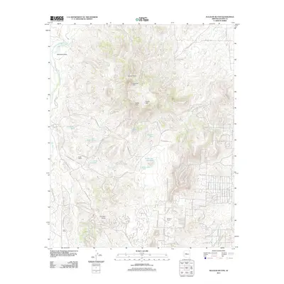 2011 Map of Sullivan Buttes, 2011 Print