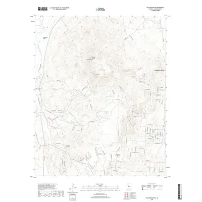 2018 Map of Sullivan Buttes, 2018 Print