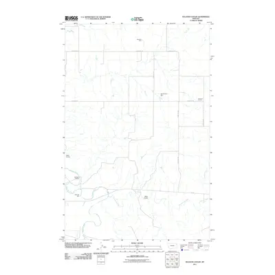 2011 Map of Sullivan Coulee, 2011 Print