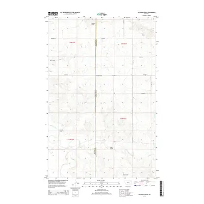 2014 Map of Sullivan Coulee, 2014 Print