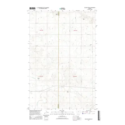 2017 Map of Sullivan Coulee, 2017 Print