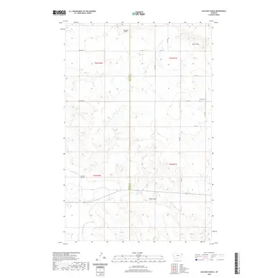 2020 Map of Sullivan Coulee, 2020 Print