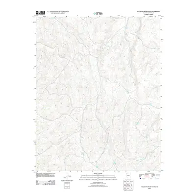 2011 Map of Sullivan Draw South, 2011 Print