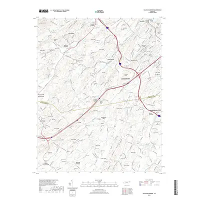 2019 Map of Sullivan Gardens, 2019 Print