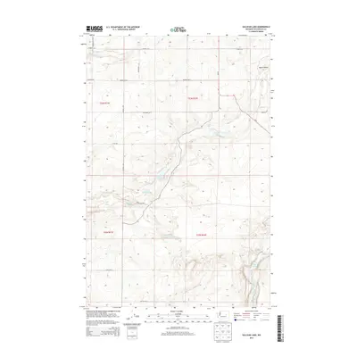 2013 Map of Sullivan Lake, 2013 Print