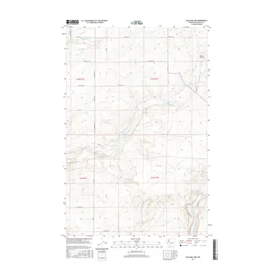 2017 Map of Sullivan Lake, 2017 Print