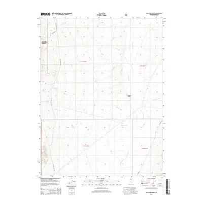 2015 Map of Sullivan Wash, 2015 Print