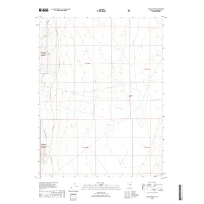 2018 Map of Sullivan Wash, 2018 Print