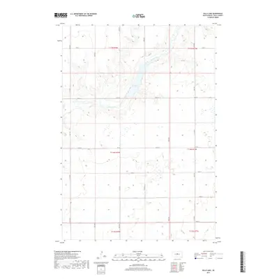 2017 Map of Sully Lake, 2017 Print
