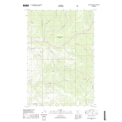 2020 Map of Sulphur Bar Creek, 2020 Print