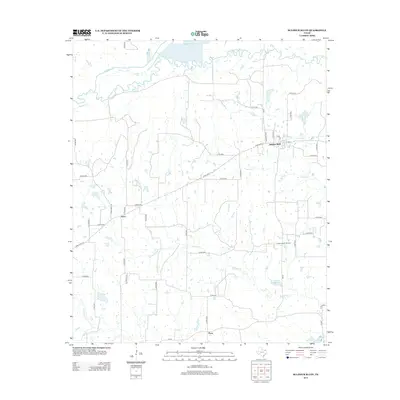 2013 Map of Sulphur Bluff, 2013 Print