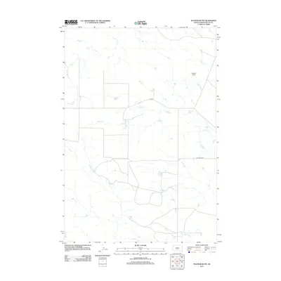 2012 Map of Sulphur Butte, 2012 Print