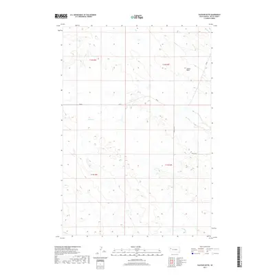 2017 Map of Sulphur Butte, 2017 Print