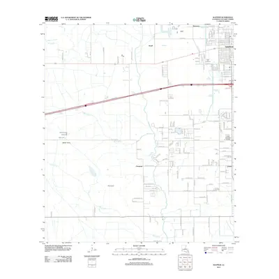 2012 Map of Sulphur, 2012 Print