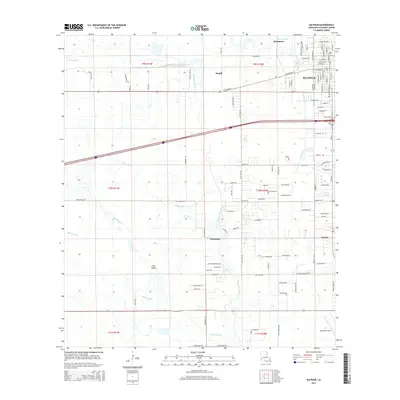 2015 Map of Sulphur, 2015 Print