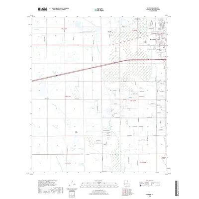 2018 Map of Sulphur, 2018 Print