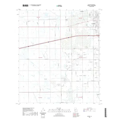 2020 Map of Sulphur, 2020 Print