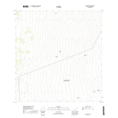 2017 Map of Sulphur Cone, 2017 Print
