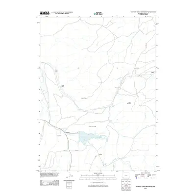 2012 Map of Sulphur Creek Reservoir, 2012 Print