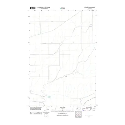 2011 Map of Sulphur Lake, 2011 Print