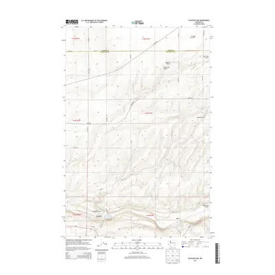 2013 Map of Sulphur Lake, 2013 Print