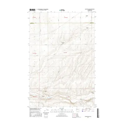 2017 Map of Sulphur Lake, 2017 Print