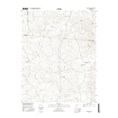 2016 Map of Sulphur Lick, 2016 Print