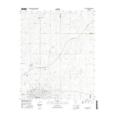2016 Map of Sulphur North, 2016 Print