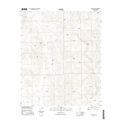 2017 Map of Sulphur Pass, 2017 Print