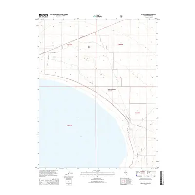 2015 Map of Sulphur Pond, 2015 Print