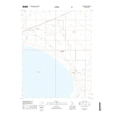 2018 Map of Sulphur Pond, 2018 Print