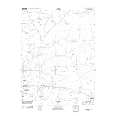 2011 Map of Sulphur Rock, 2011 Print