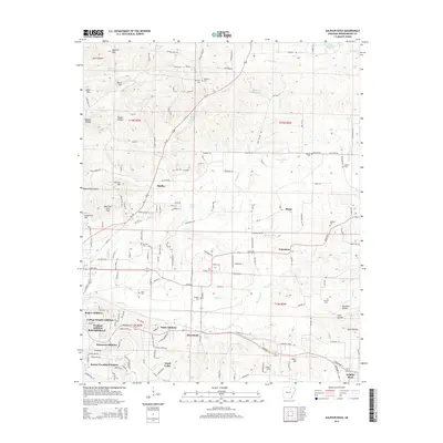 2014 Map of Sulphur Rock, 2014 Print