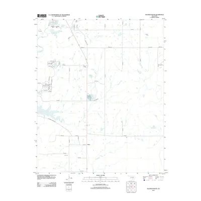 2012 Map of Sulphur South, 2012 Print
