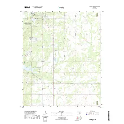 2018 Map of Sulphur South, 2018 Print
