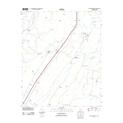 2011 Map of Sulphur Springs, 2011 Print