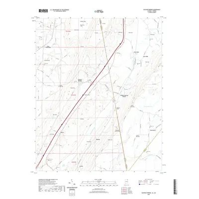 2020 Map of Sulphur Springs, 2020 Print