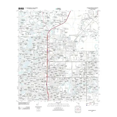 2012 Map of Sulphur Springs, 2012 Print