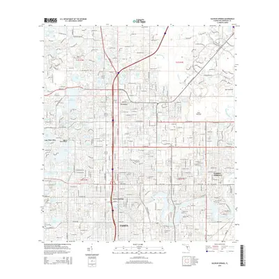 2015 Map of Sulphur Springs, 2015 Print