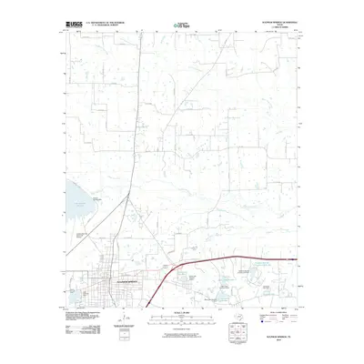 2010 Map of Sulphur Springs, 2010 Print