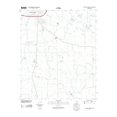 2010 Map of Sulphur Springs SE, 2010 Print