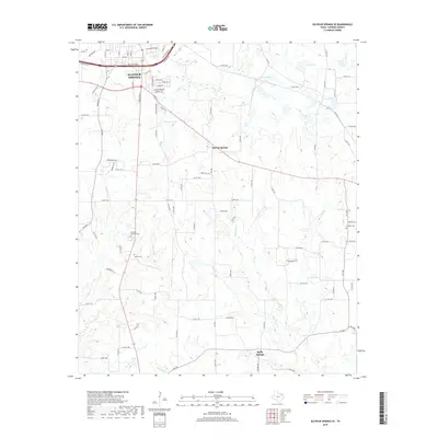 2019 Map of Sulphur Springs SE, 2019 Print