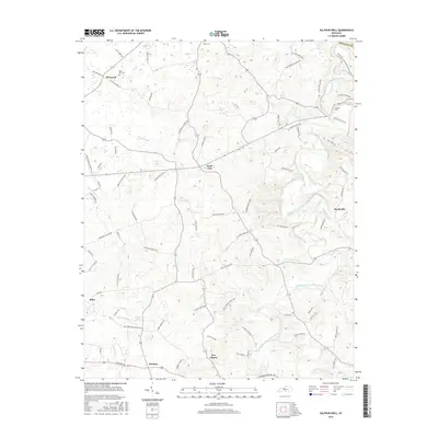 2016 Map of Sulphur Well, 2016 Print