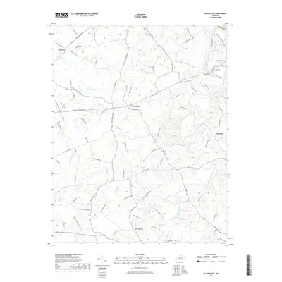 2019 Map of Sulphur Well, 2019 Print