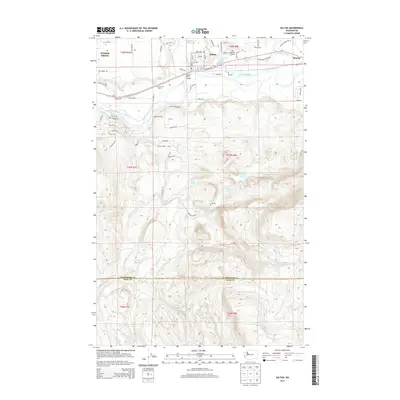 2014 Map of Sultan, 2014 Print