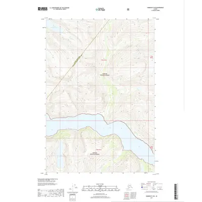 2017 Map of Sumdum D-5 NE, 2017 Print