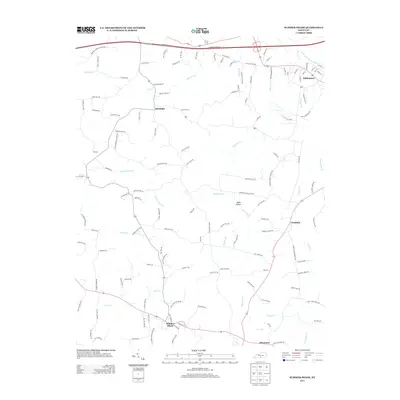 2013 Map of Summer Shade, 2013 Print