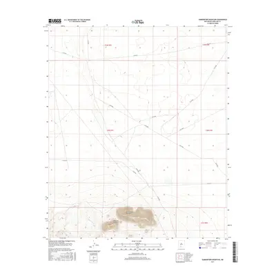 2017 Map of Summerford Mountain, 2017 Print