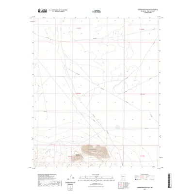 2023 Map of Summerford Mountain, 2023 Print